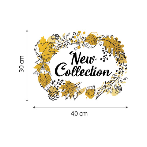 Nuova collezione dorata | Vetrofania