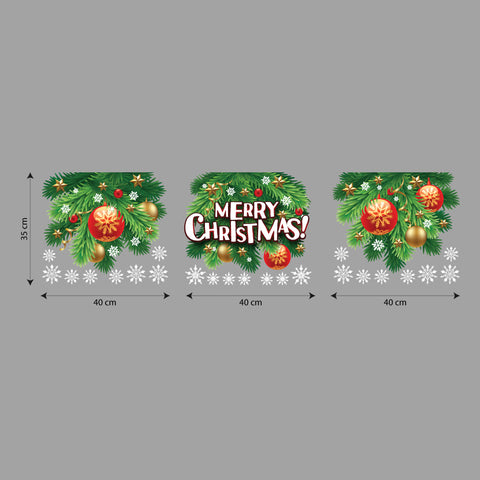 Festone di natale | Vetrofania