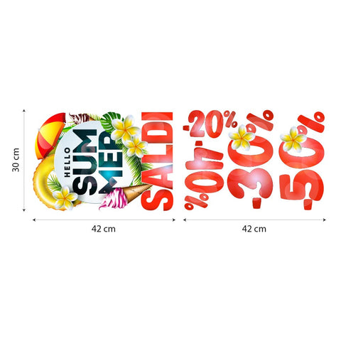Hello Summer Sale | Vetrofania
