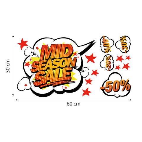Fumetto Mid Season Sale | Vetrofania