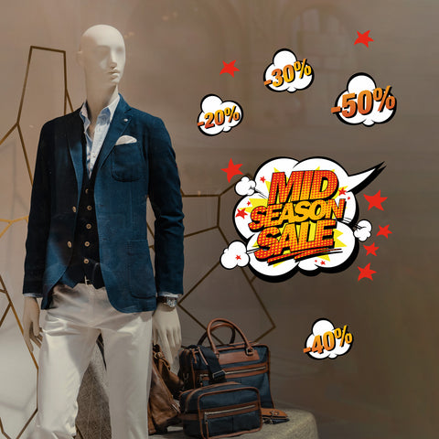 Fumetto Mid Season Sale | Vetrofania