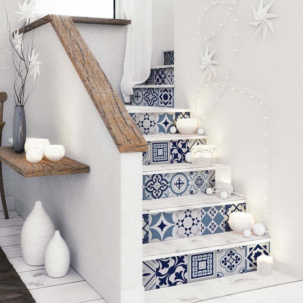 Adesivo Per Scale Natale – Campane, 100x18 Cm, PVC, Impermeabile, Rimovibile, Decorazione Festiva