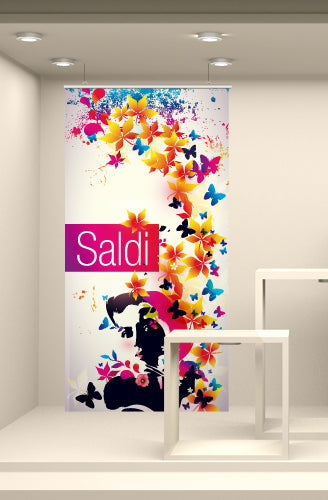 Fondale Foglie e farfalle