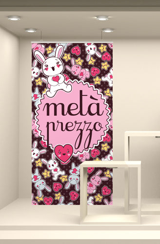 Fondale Coniglietti Metà Prezzo 2