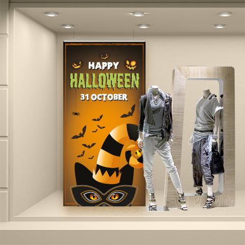 Fondale Halloween mask cat