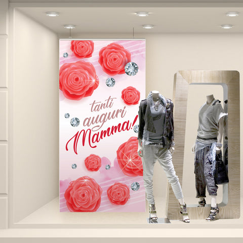 Fondale Rose per la mamma