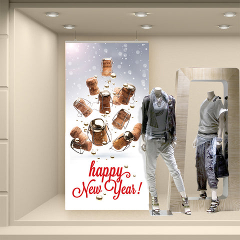 Fondale Tappi happy new year