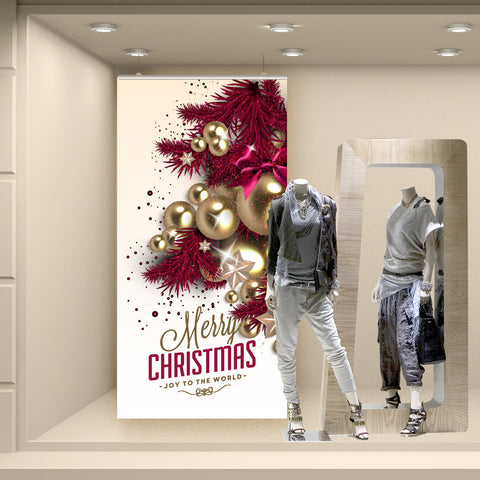 Fondale Christmas red