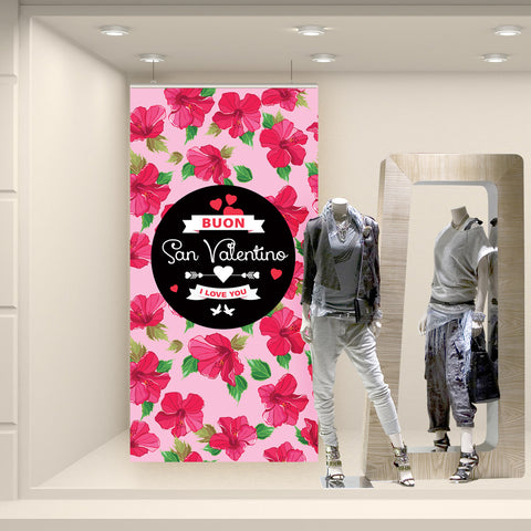 Fondale Fiori per San Valentino