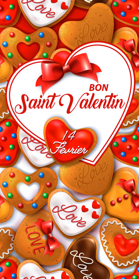 Fondale Biscotti San Valentino