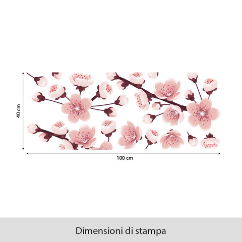 Fascia Rami di ciliegi | Vetrofania