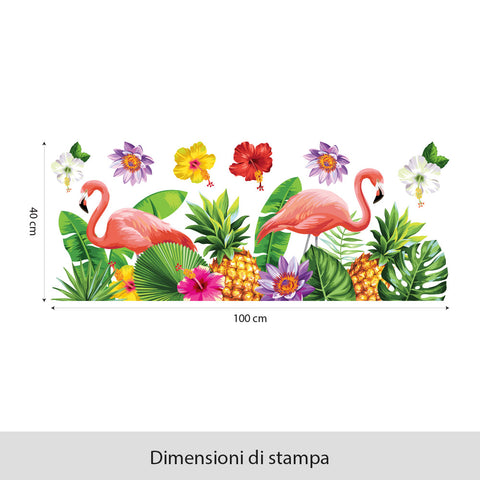 Fascia Fenicotteri | Vetrofania
