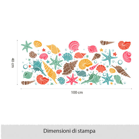 Fascia Fondale colorato | Vetrofania