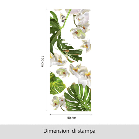 Fascia orchidee tropicali | Vetrofania