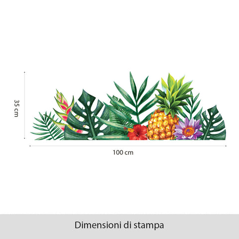 Fascia gusto tropicale | Vetrofania