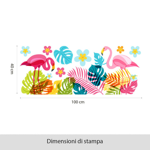 Fascia effetto tropicale | Vetrofania