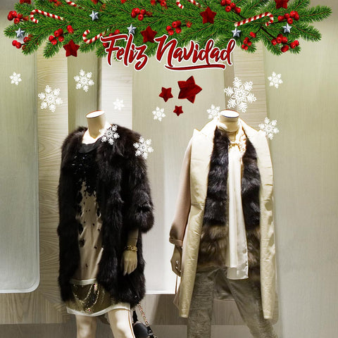 Christmas garland | Vetrofania