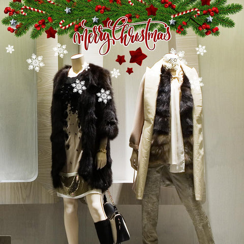 Christmas garland | Vetrofania