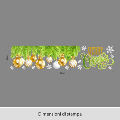 Christmas decoration | Vetrofania