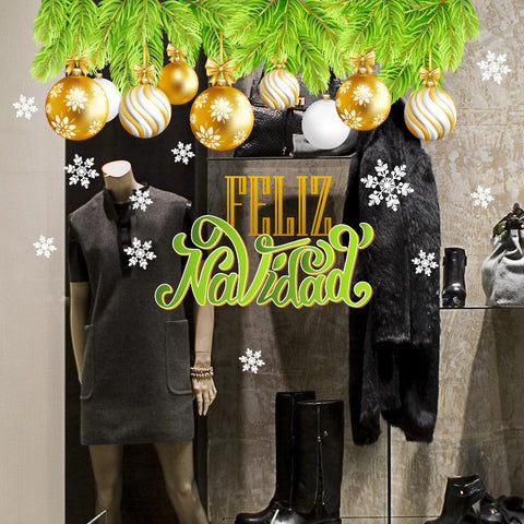 Christmas decoration | Vetrofania