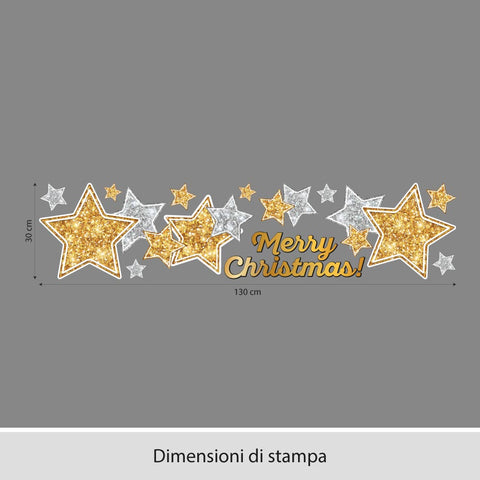 Stars of Christmas | Vetrofania