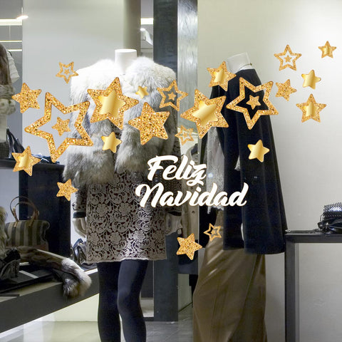 Glamour christmas | Vetrofania