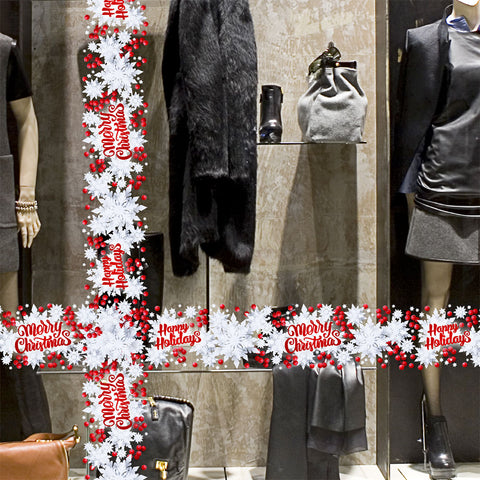 Fascia stelle di neve | Vetrofania