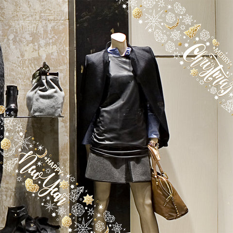Fascia Bianco Natale | Vetrofania