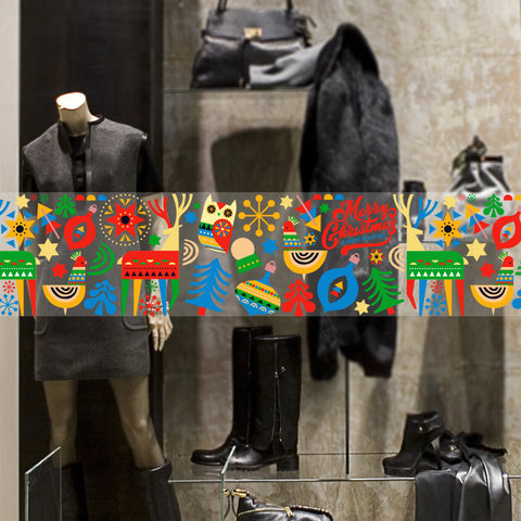 Fascia natale colorata | Vetrofania