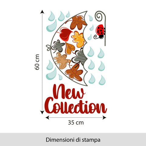 Ombrello nuova collezione | Vetrofania