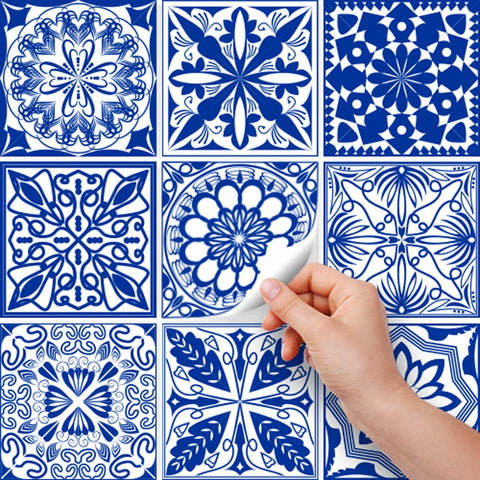 Adesivi per piastrelle Blu Tunisi