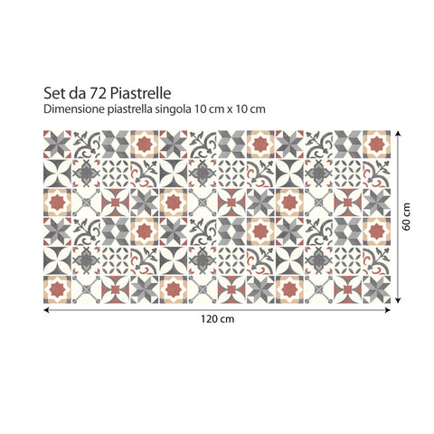Adesivi per piastrelle Shiraz 10x10
