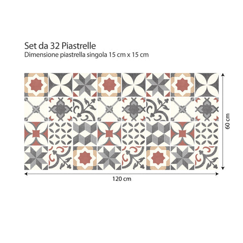 Adesivi per piastrelle Shiraz 15x15