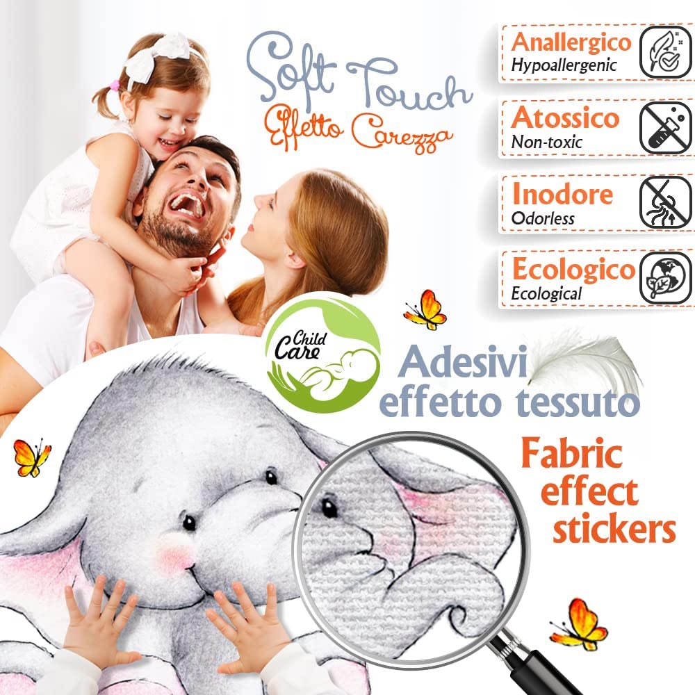 Adesivi Murali Castello Fantastico – Decorazione Da Parete Con Tabella Altezza Per Cameretta