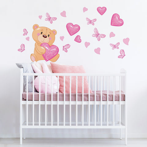 Adesivi murali per bambini Orsetto magico