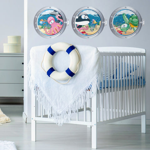 Adesivi murali per bambini Oblò