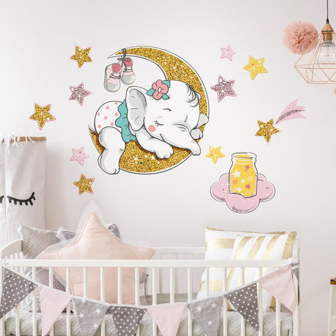 Elefantino sogni d'oro rosa