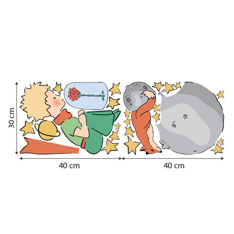 Il Piccolo Principe osserva le stelle