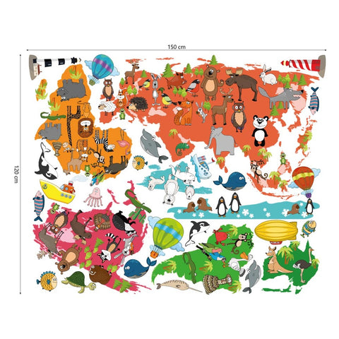 Mappamondo degli animali