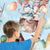 Adesivi murali per bambini Sorvolo in mongolfiera dettaglio