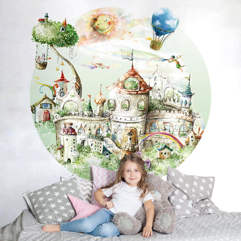 Adesivo murale per bambini Il castello magico