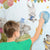 Adesivo murale per bambini Cerchio Circo della giungla dettaglio