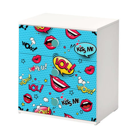 Pellicola adesiva per mobili Kiss - Cassetti