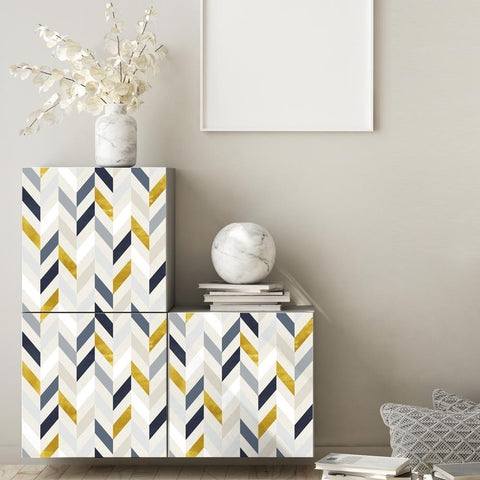 Pellicola adesiva per mobili Geometric arrows - Madia