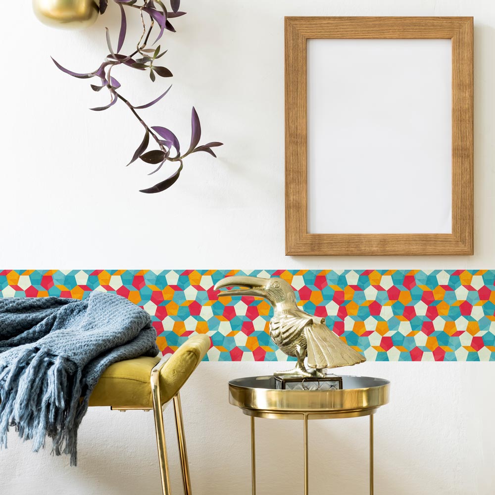 Rotolo adesivo Mosaico multicolore - Adesivi Murali