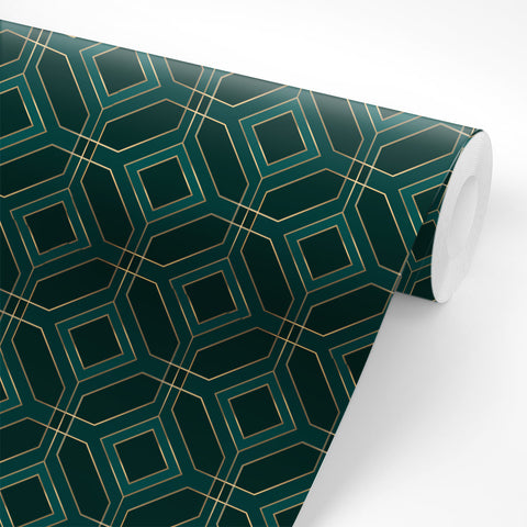 Pellicola adesiva Green-blue motif