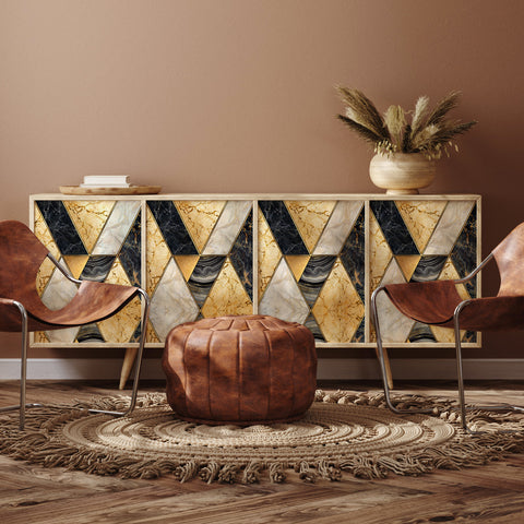 Pellicola adesiva geometric art deco