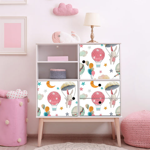 Pellicola adesiva bunnies in flight