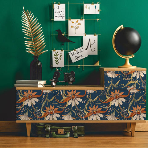 Pellicola adesiva Stile liberty