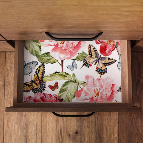 Pellicola adesiva Farfalle e fiori
